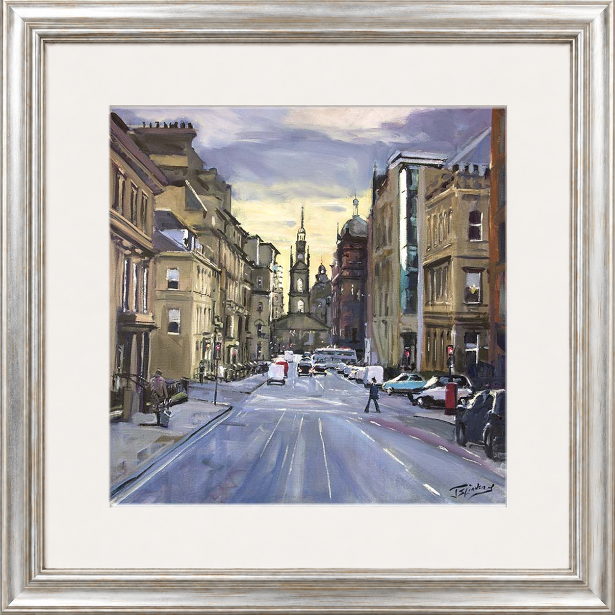 Early Morning, Towards St George's, Edinburgh by James Somerville Lindsay
