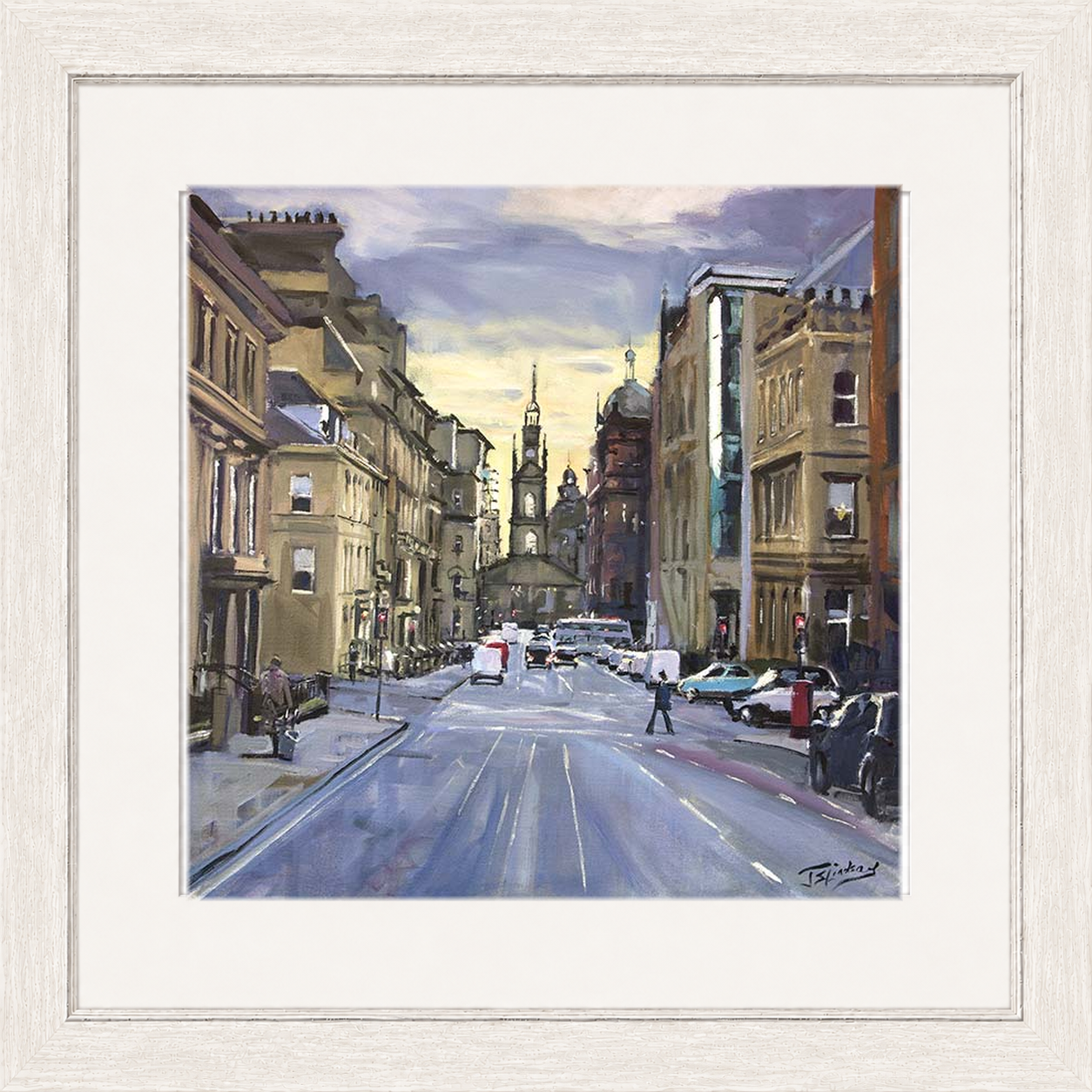 Early Morning, Towards St George's, Edinburgh by James Somerville Lindsay