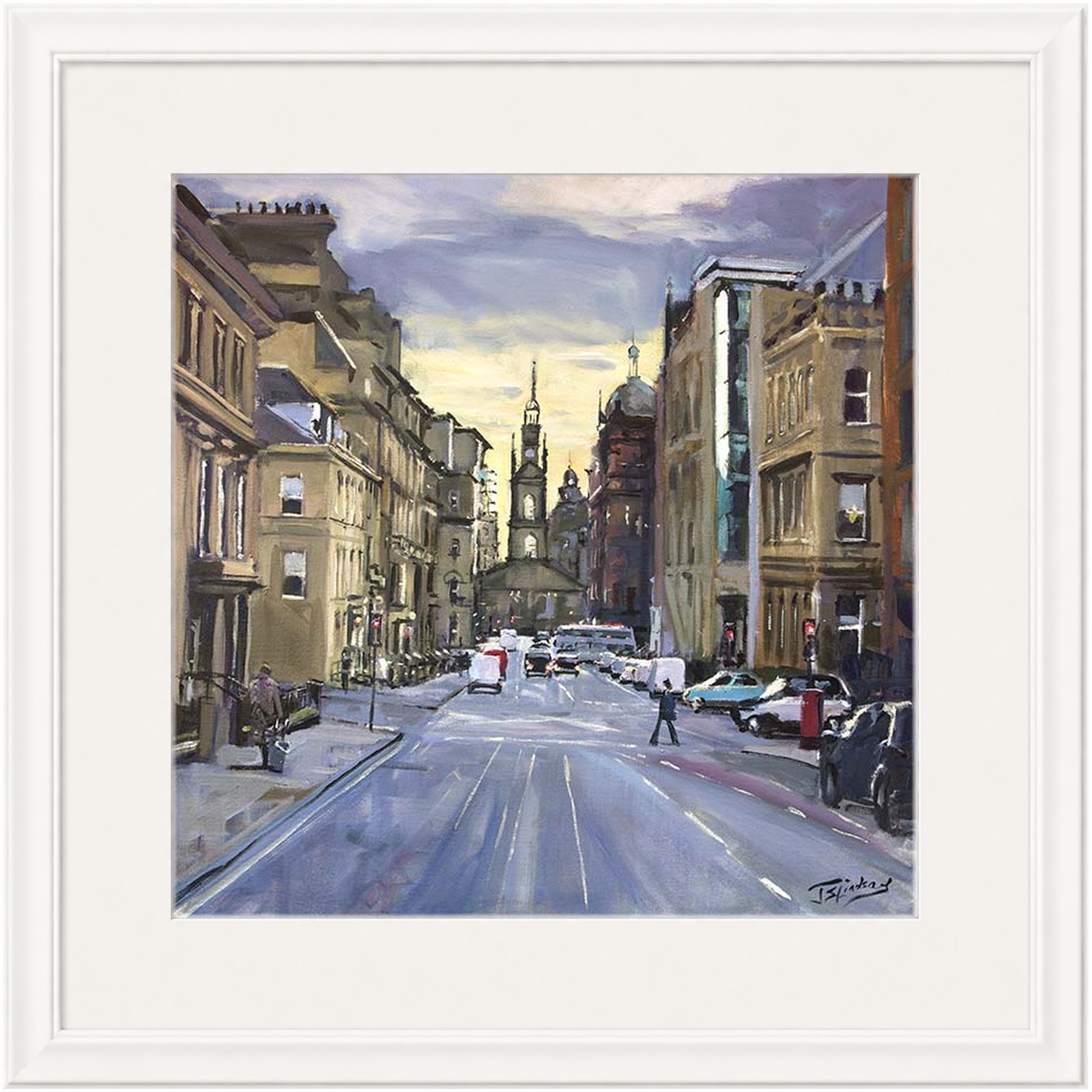 Early Morning, Towards St George's, Edinburgh by James Somerville Lindsay