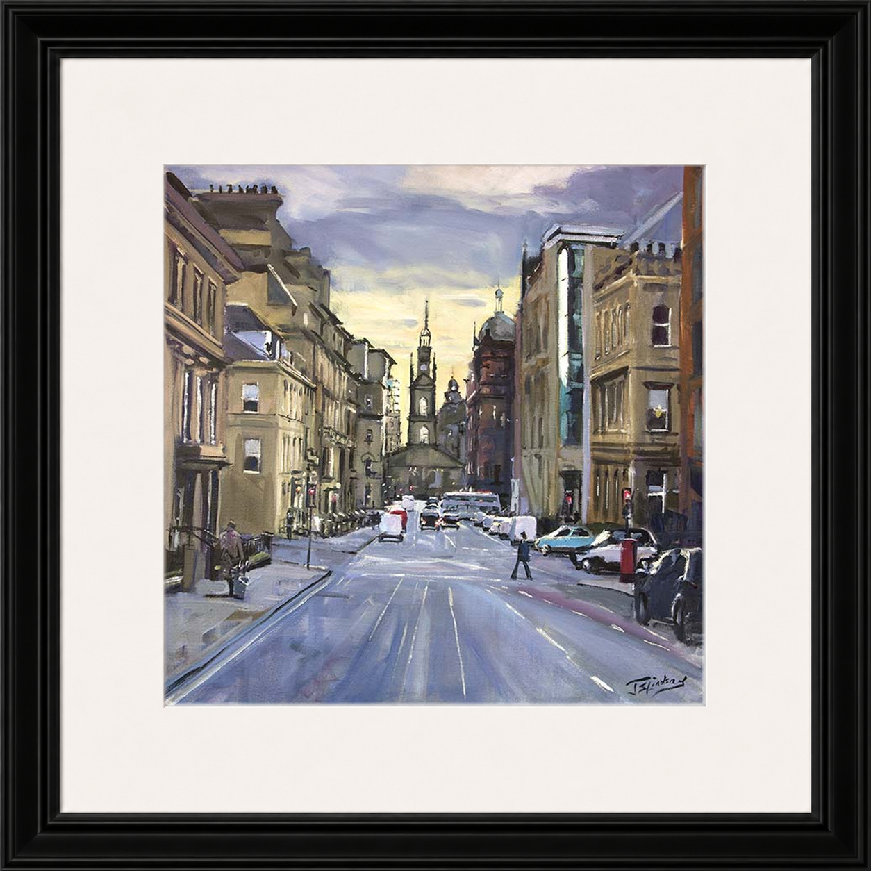 Early Morning, Towards St George's, Edinburgh by James Somerville Lindsay
