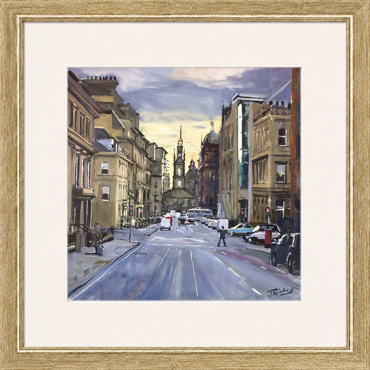 Early Morning, Towards St George's, Edinburgh by James Somerville Lindsay