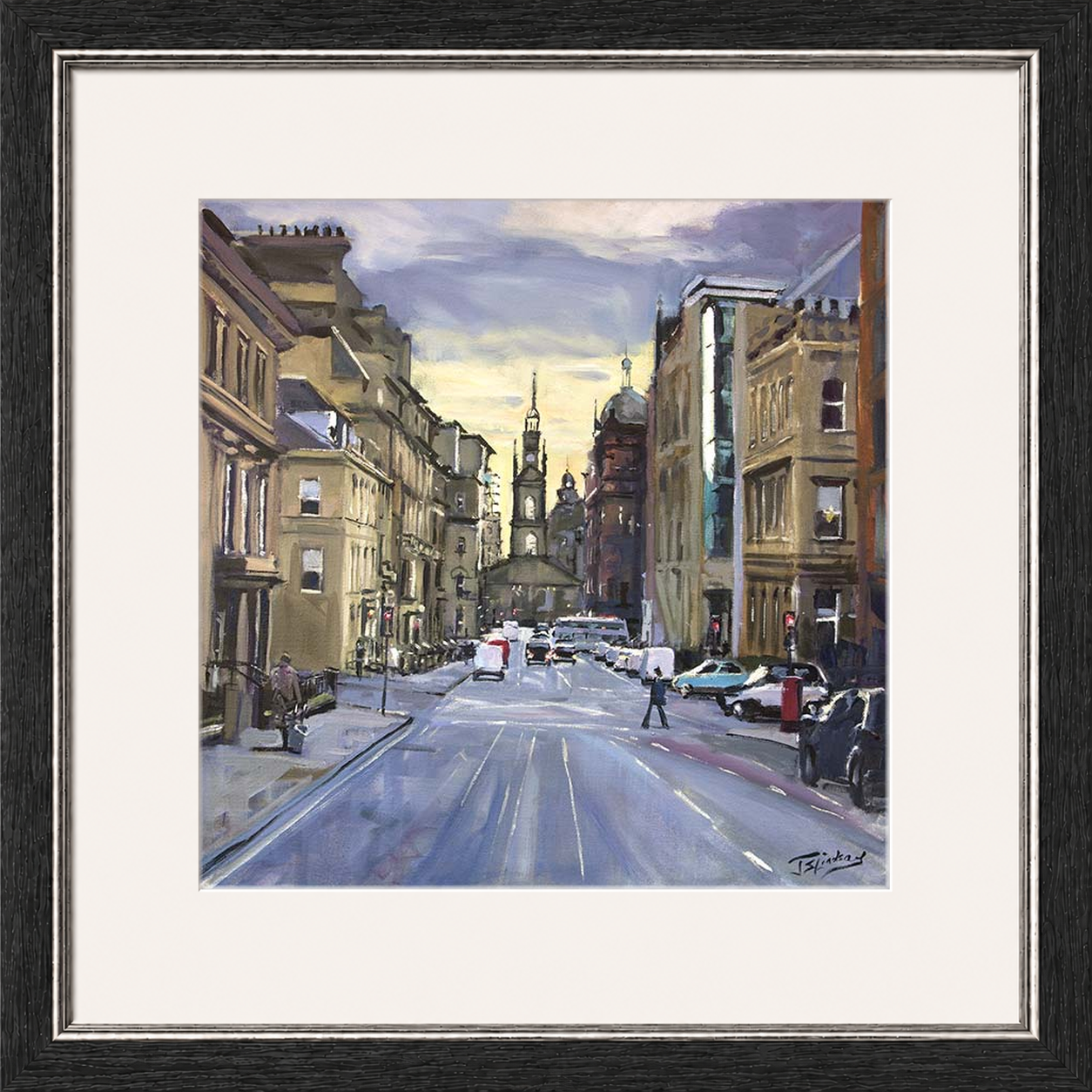 Early Morning, Towards St George's, Edinburgh by James Somerville Lindsay
