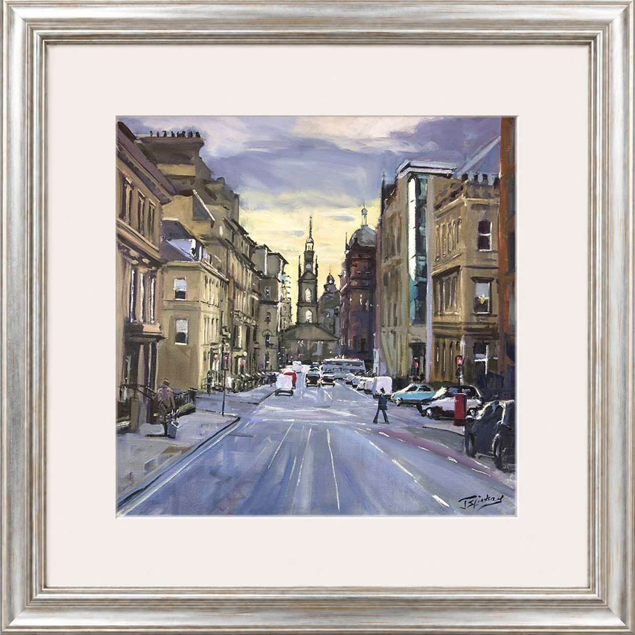 Early Morning, Towards St George's, Edinburgh by James Somerville Lindsay