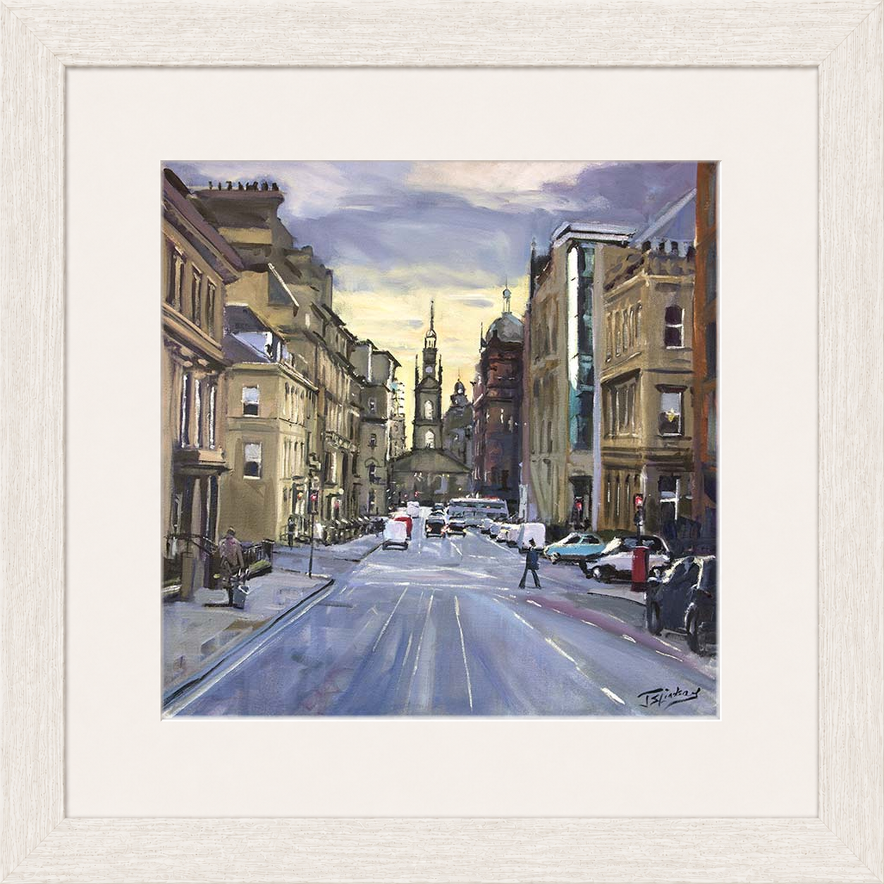 Early Morning, Towards St George's, Edinburgh by James Somerville Lindsay