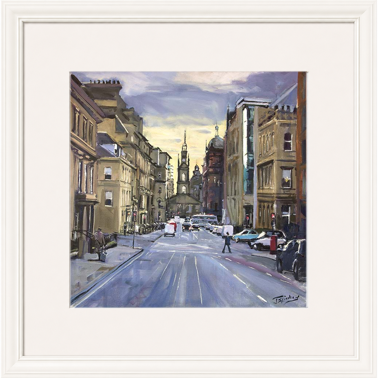 Early Morning, Towards St George's, Edinburgh by James Somerville Lindsay