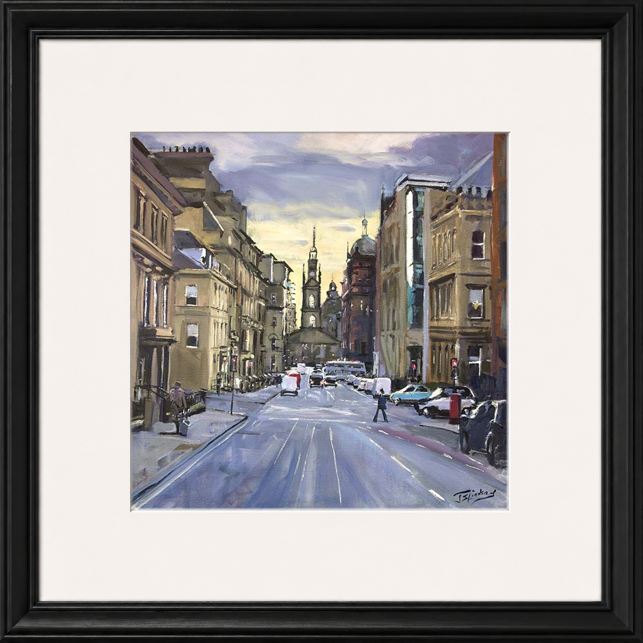 Early Morning, Towards St George's, Edinburgh by James Somerville Lindsay