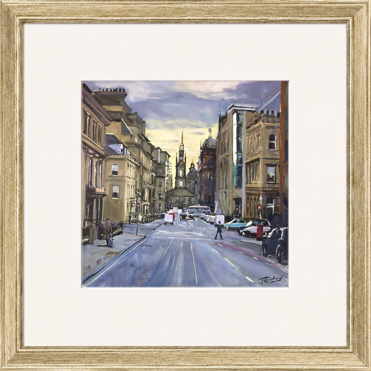 Early Morning, Towards St George's, Edinburgh by James Somerville Lindsay