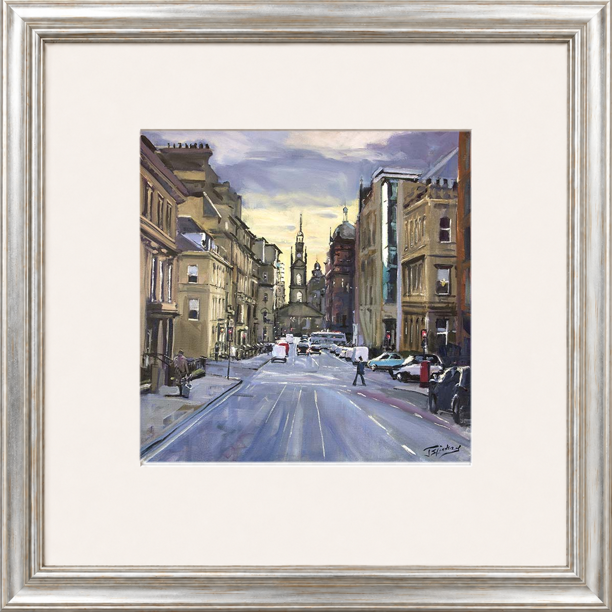 Early Morning, Towards St George's, Edinburgh by James Somerville Lindsay