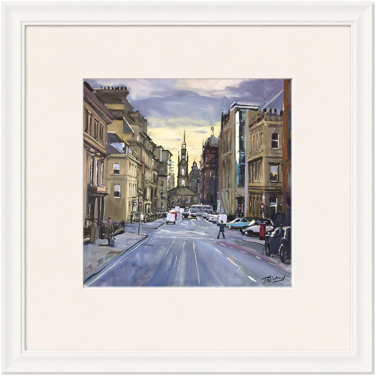 Early Morning, Towards St George's, Edinburgh by James Somerville Lindsay