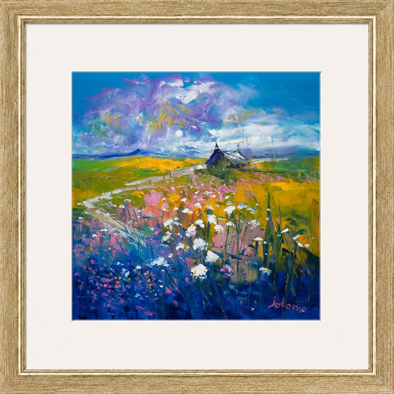 Evening Light on the Kilchoan Road, Ardnamurchan by John Lowrie Morrison (Jolomo)
