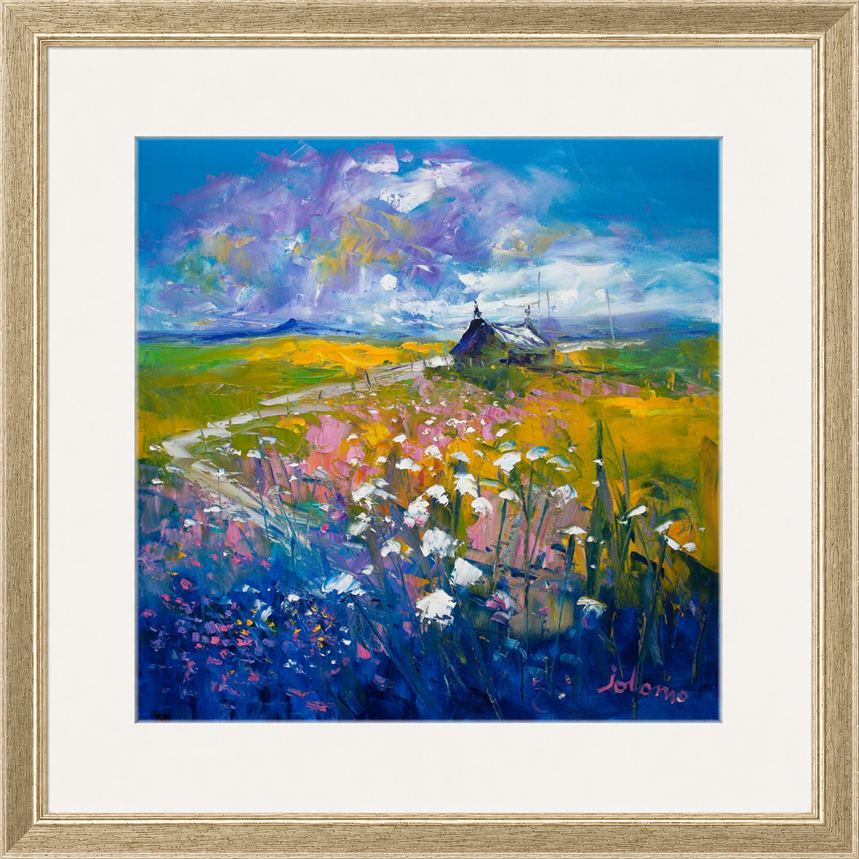 Evening Light on the Kilchoan Road, Ardnamurchan by John Lowrie Morrison (Jolomo)