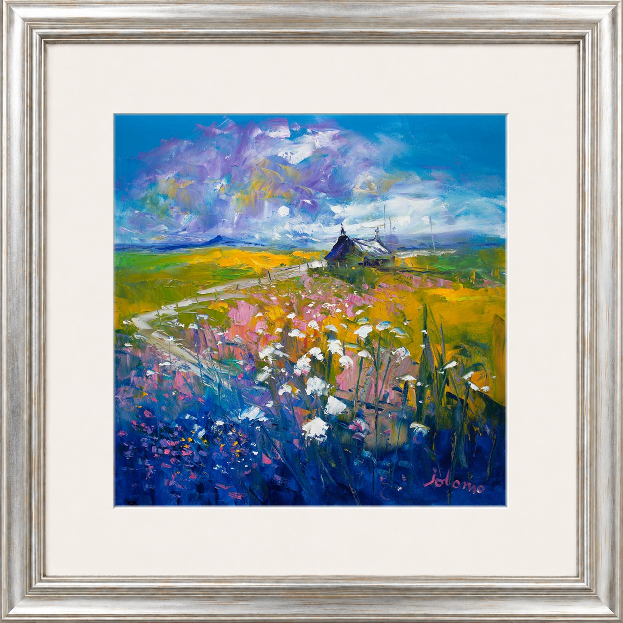 Evening Light on the Kilchoan Road, Ardnamurchan by John Lowrie Morrison (Jolomo)