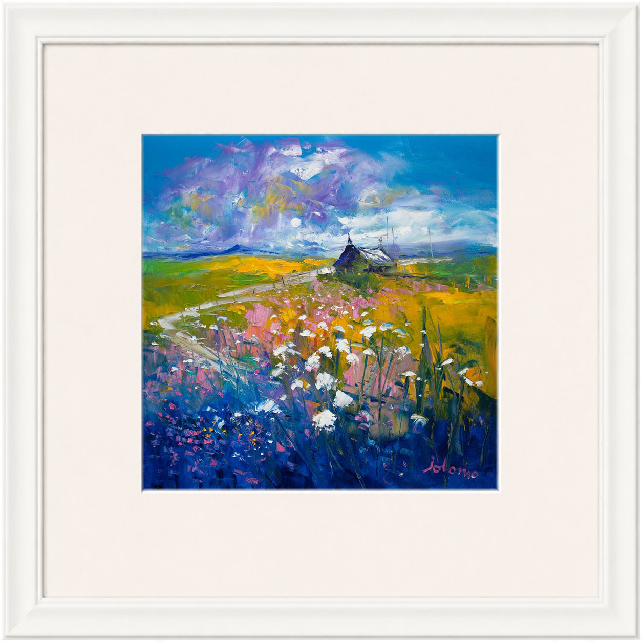 Evening Light on the Kilchoan Road, Ardnamurchan by John Lowrie Morrison (Jolomo)