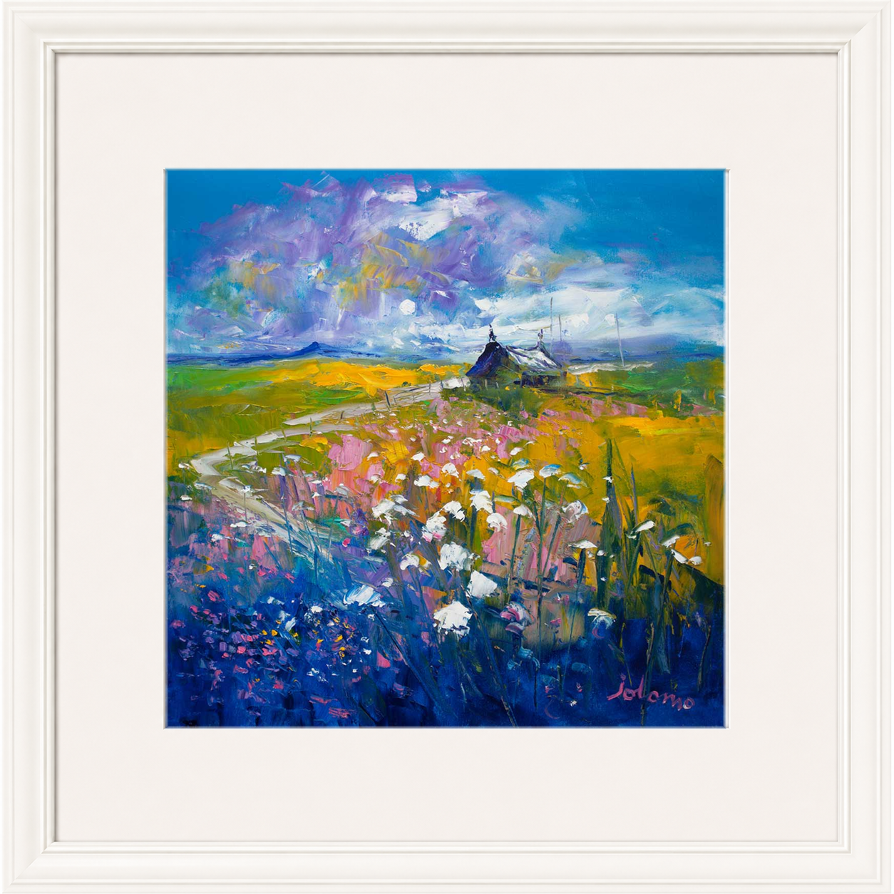 Evening Light on the Kilchoan Road, Ardnamurchan by John Lowrie Morrison (Jolomo)