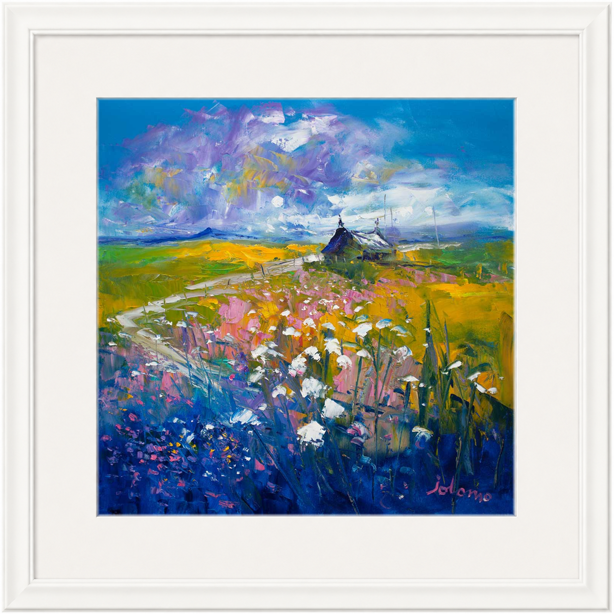Evening Light on the Kilchoan Road, Ardnamurchan by John Lowrie Morrison (Jolomo)