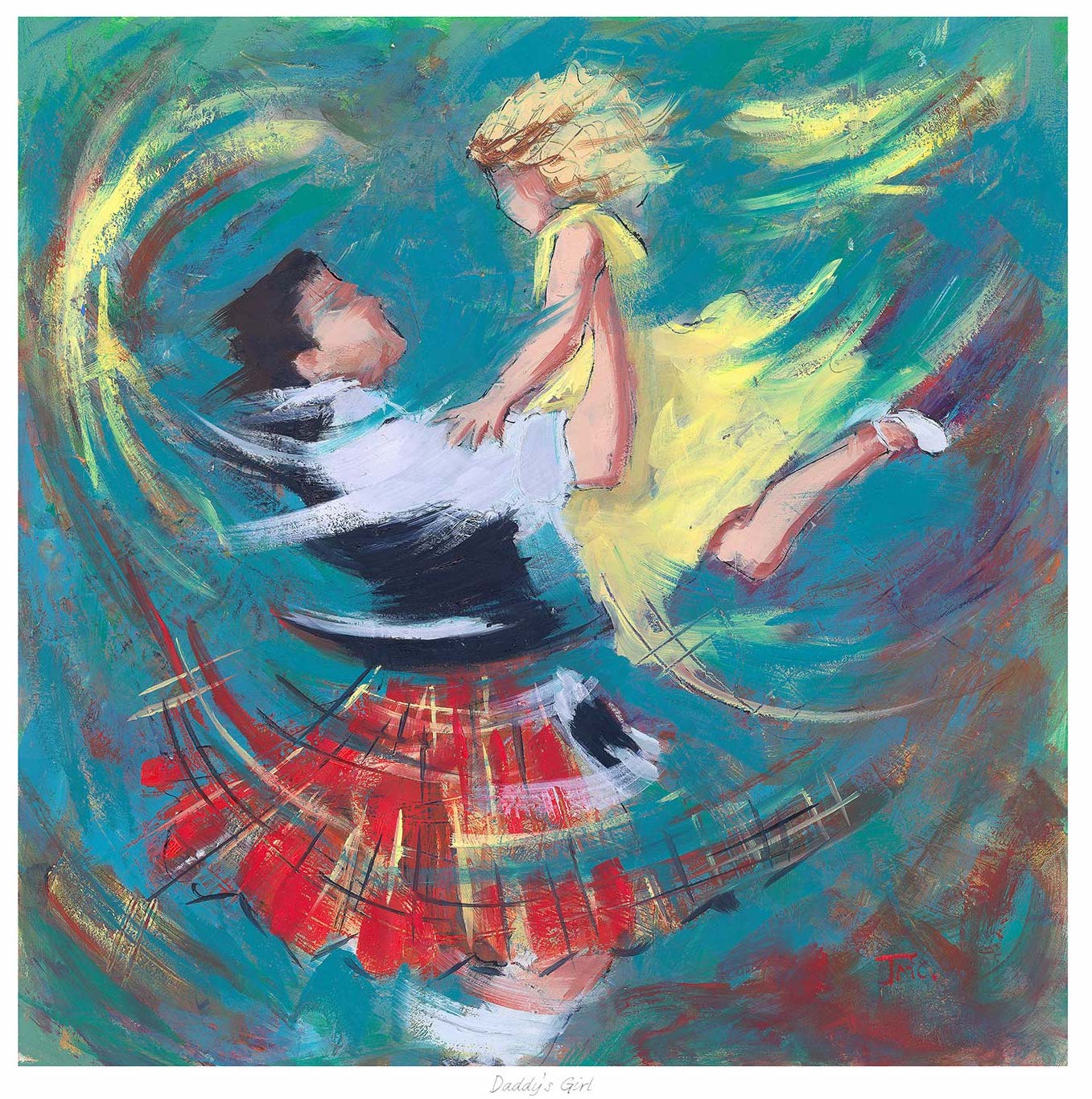 Daddys Girl Ceilidh Dancers by Janet McCrorie