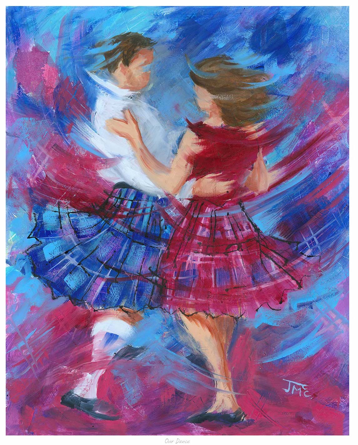 Our Dance Ceilidh Dancers by Janet McCrorie