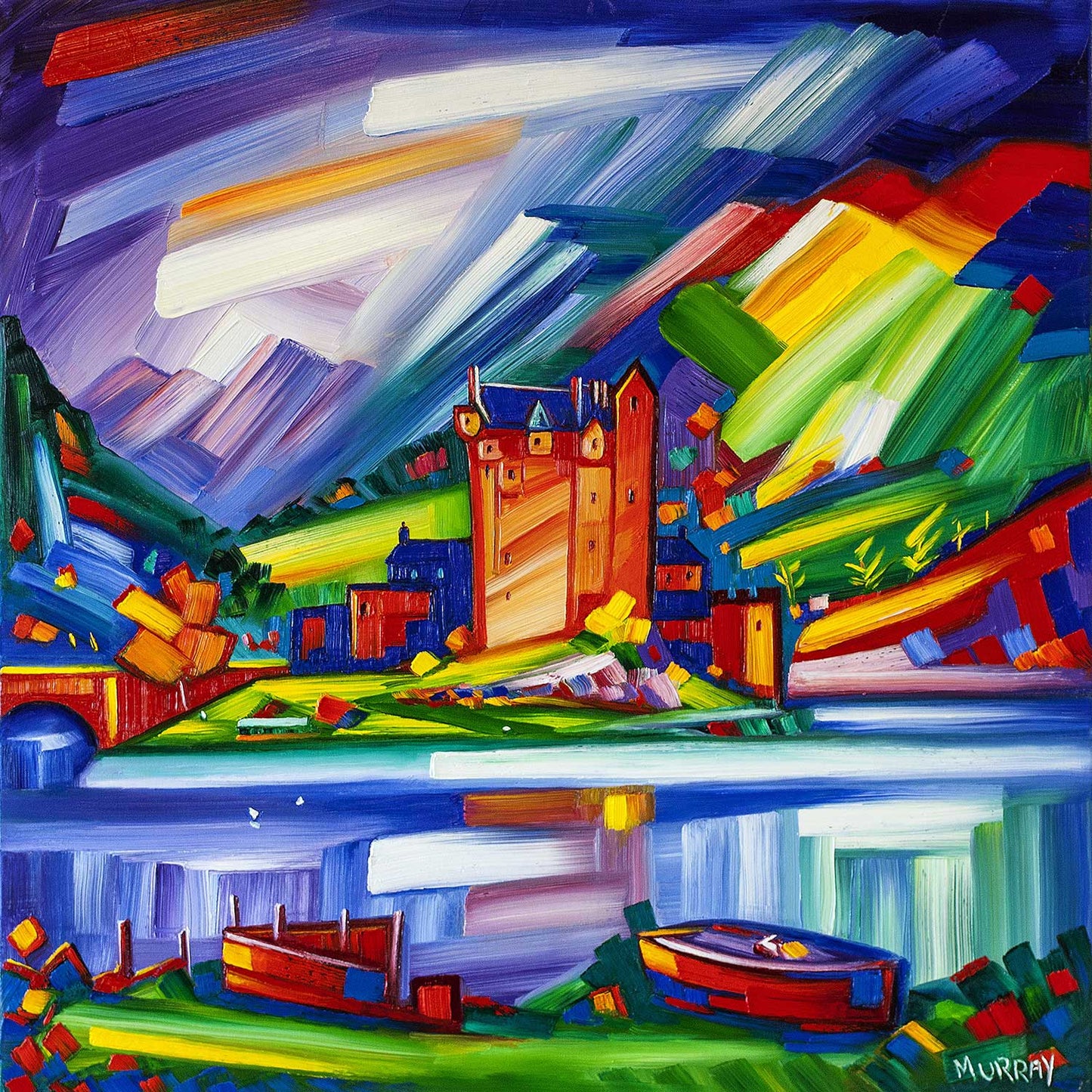 Summer Day Eilean Donan by Raymond Murray