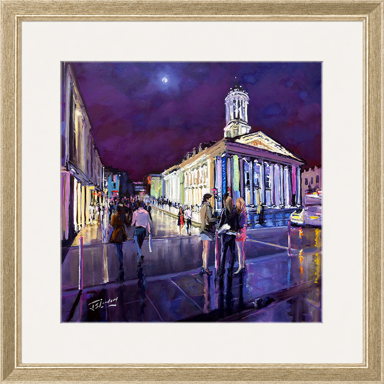 Glasgow Night Out by James Somerville Lindsay