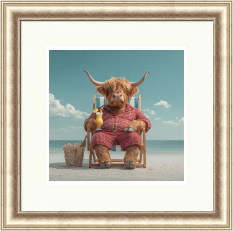 Highland Summer Retreat by the Highland Cow Collective