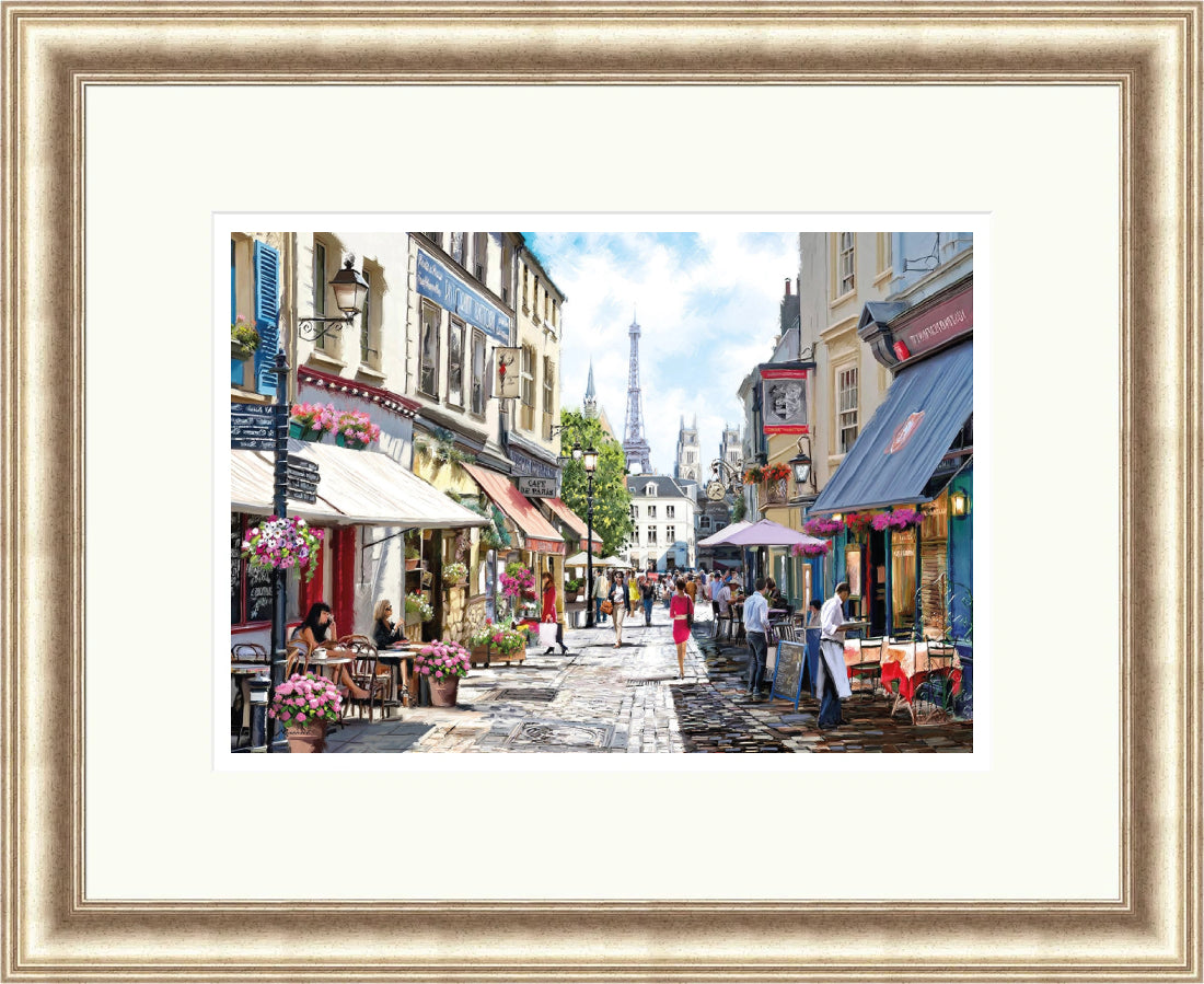 Paris Cafe Street by Richard Macneil