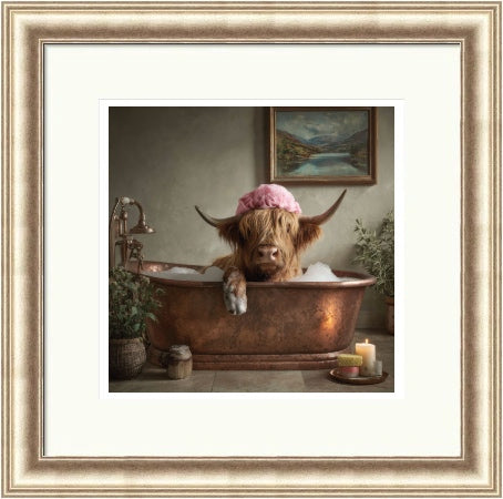 Bathing Beauty by the Highland Cow Collective