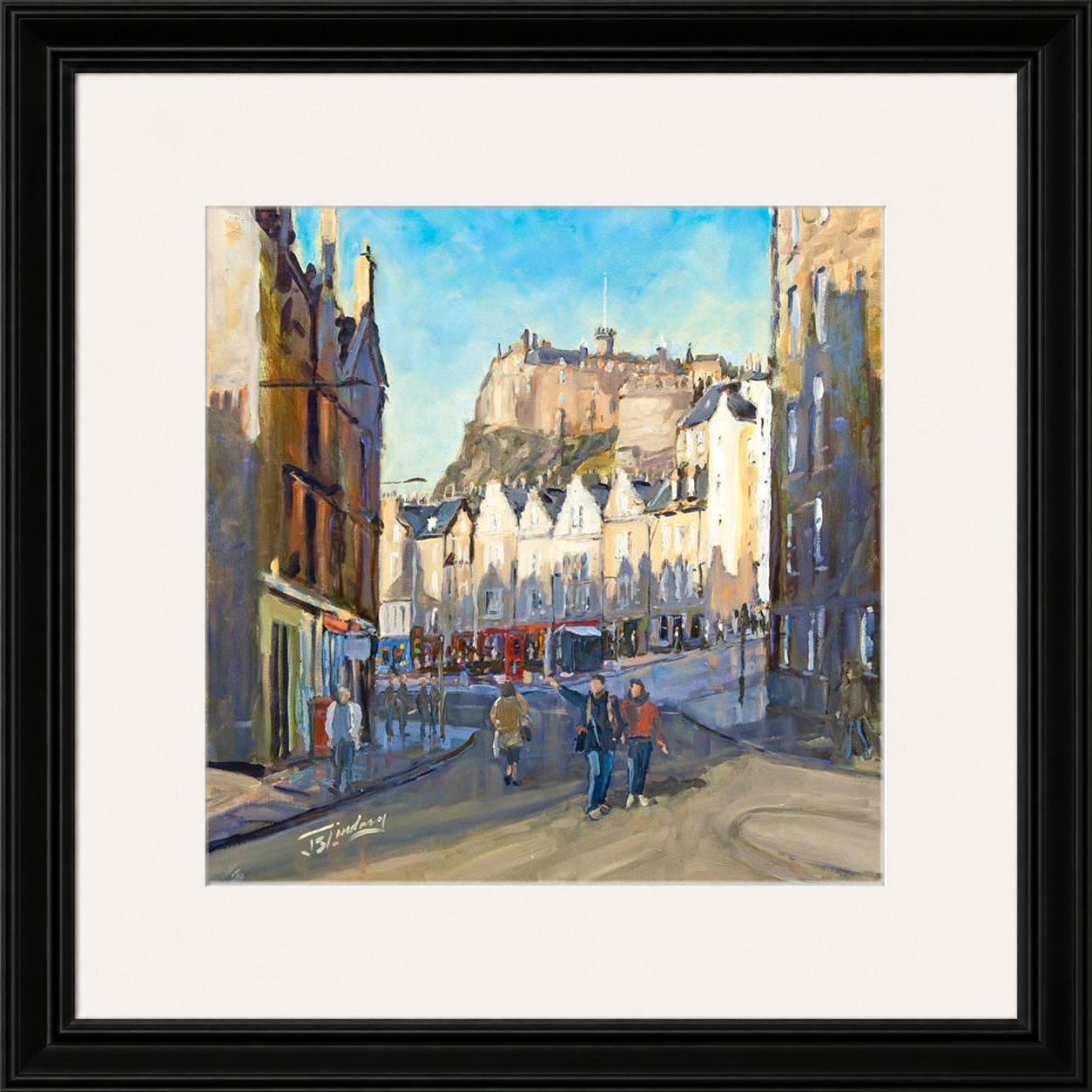 Good Morning Grassmarket, Edinburgh by James Somerville Lindsay