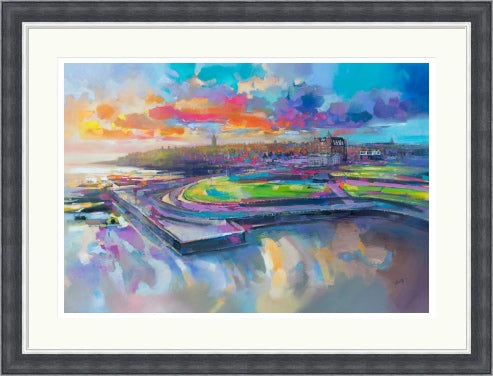 St Andrews Dawn Signed Limited Edition Art Print by Scott Naismith