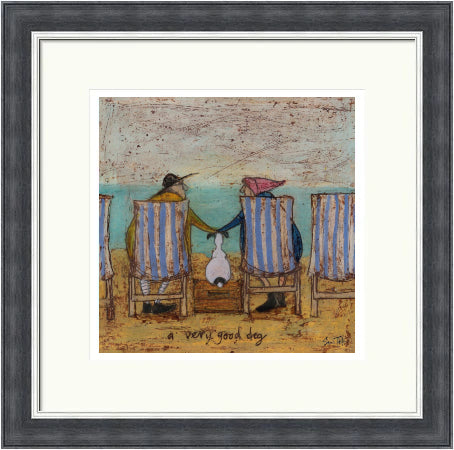 A Very Good Day by Sam Toft framed sam toft wall art print