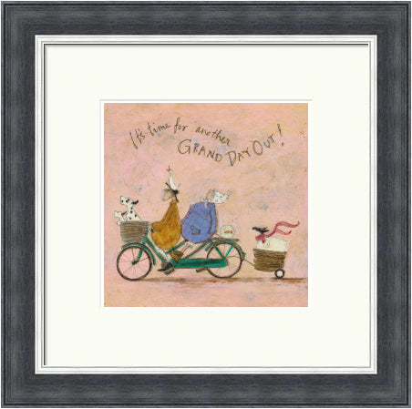 It's Time for Another Grand Day Out by Sam Toft framed sam toft wall art print