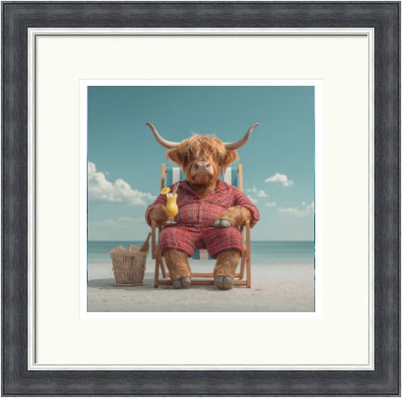 Highland Summer Retreat by the Highland Cow Collective