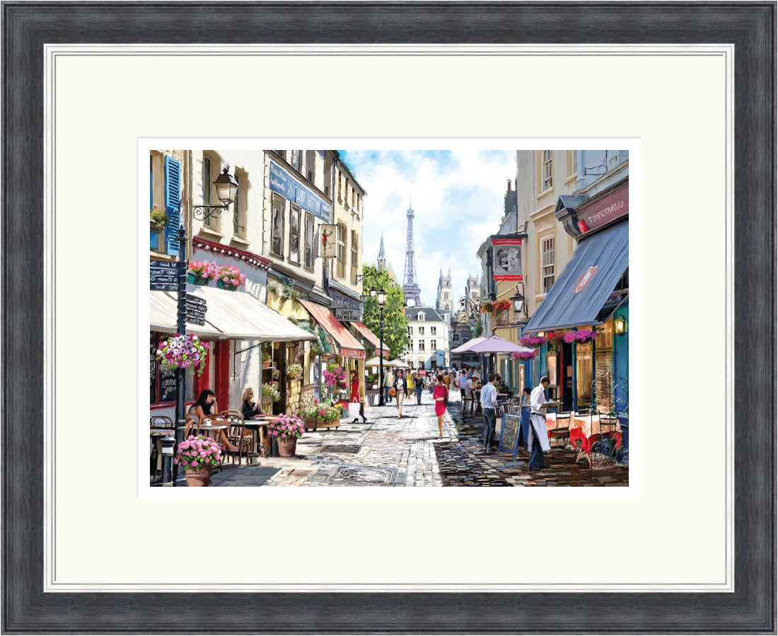 Paris Cafe Street by Richard Macneil