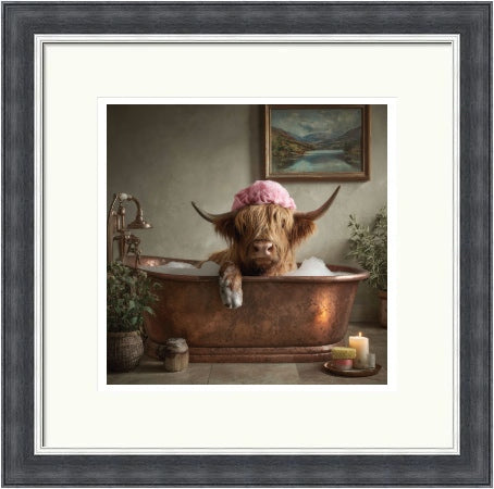 Bathing Beauty by the Highland Cow Collective