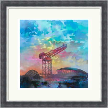 Finnestone Crane Signed Limited Edition Art Print by Scott Naismith