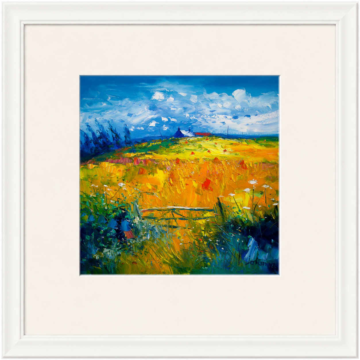 Hayfield, Isle of Gigha by John Lowrie Morrison (Jolomo)