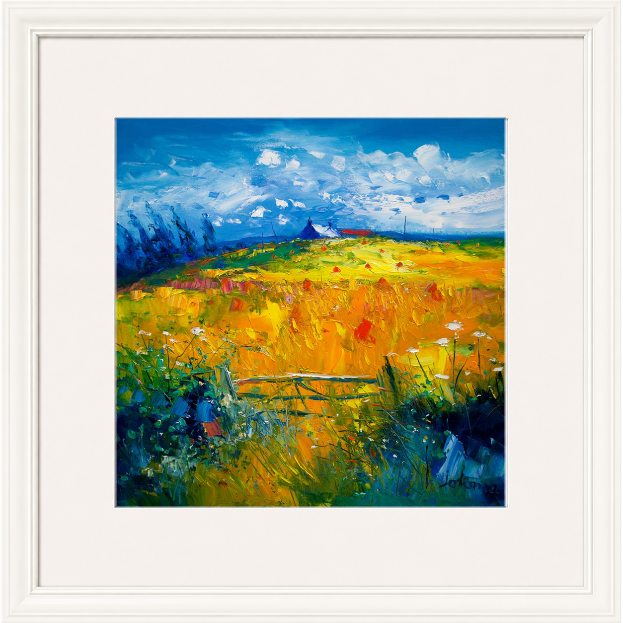 Hayfield, Isle of Gigha by John Lowrie Morrison (Jolomo)