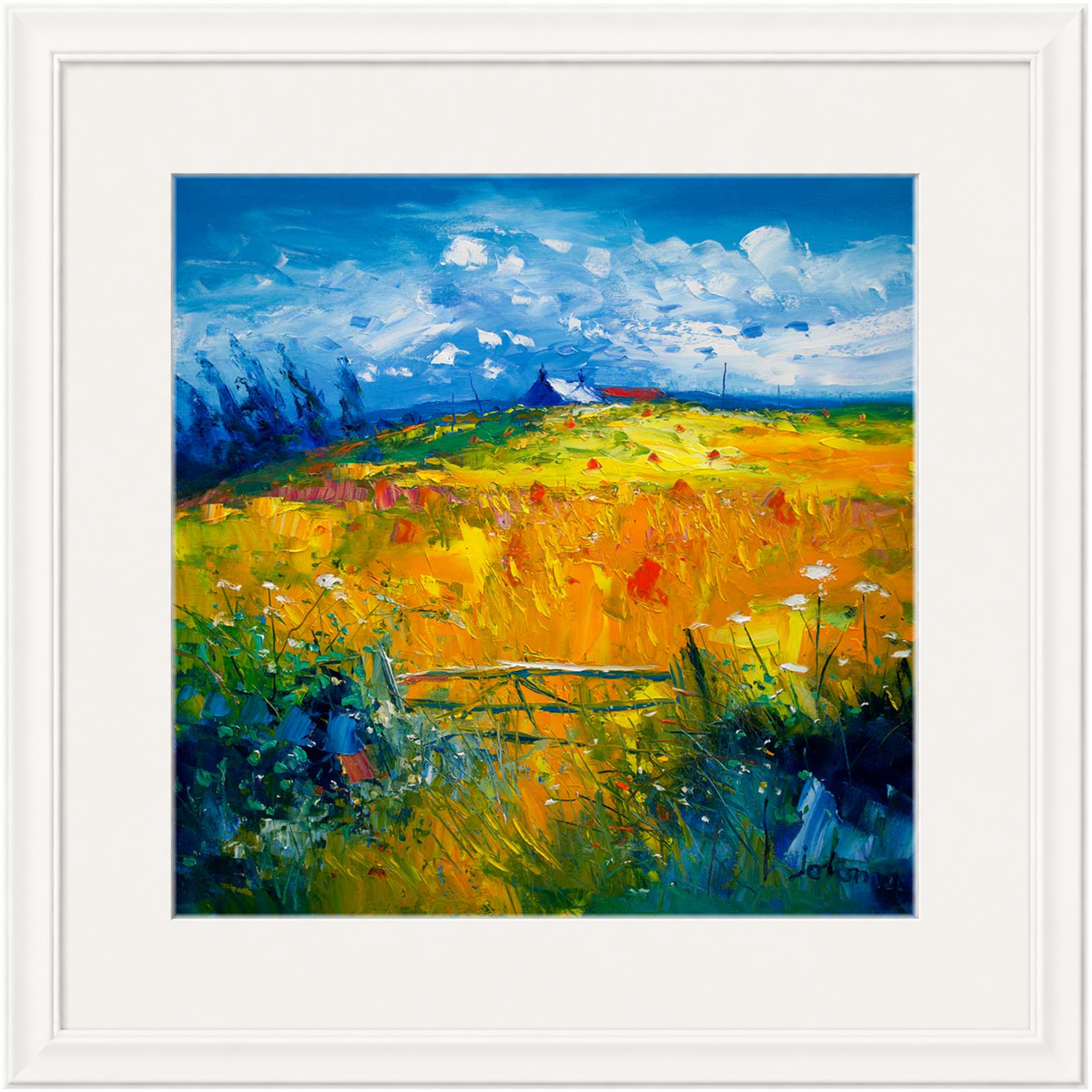Hayfield, Isle of Gigha by John Lowrie Morrison (Jolomo)