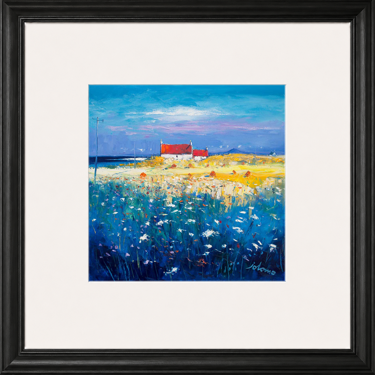 Hayfield Isle of Tiree, Looking to Ben More by John Lowrie Morrison (Jolomo)