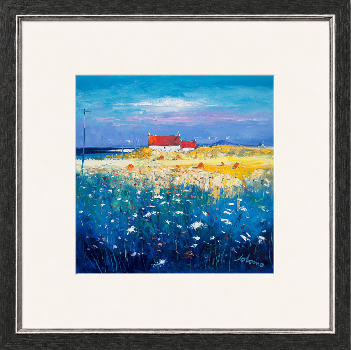 Hayfield Isle of Tiree, Looking to Ben More by John Lowrie Morrison (Jolomo)