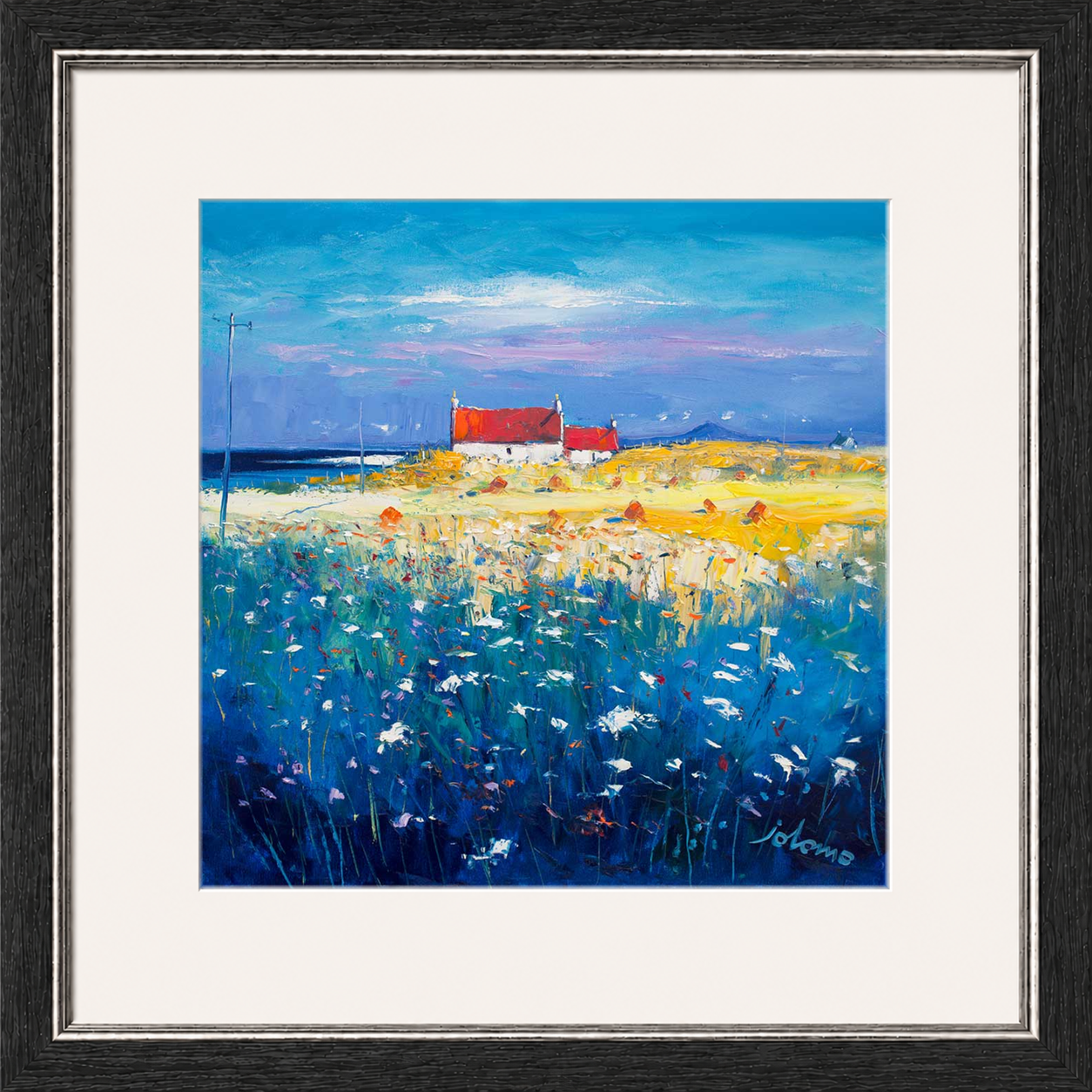 Hayfield Isle of Tiree, Looking to Ben More by John Lowrie Morrison (Jolomo)