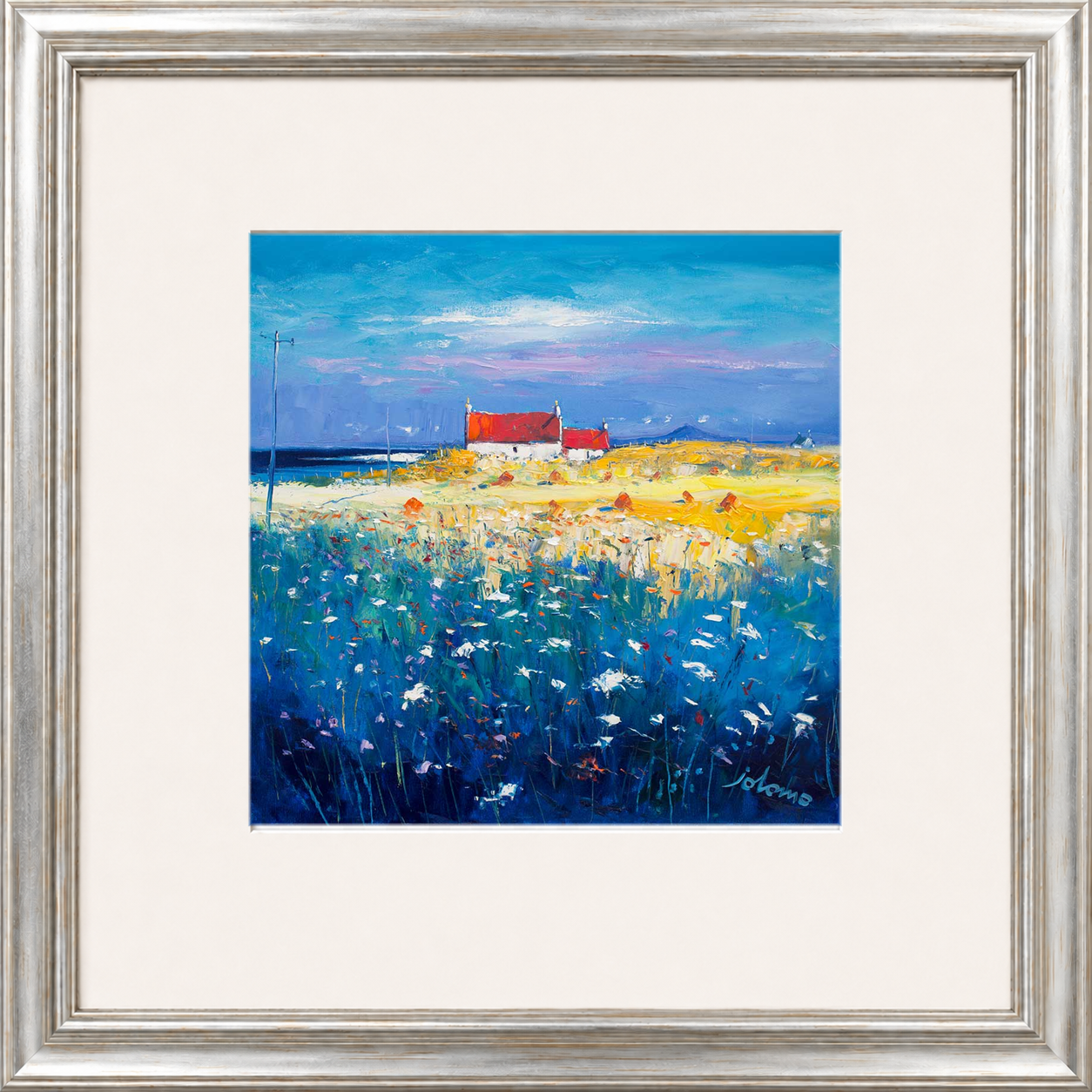 Hayfield Isle of Tiree, Looking to Ben More by John Lowrie Morrison (Jolomo)