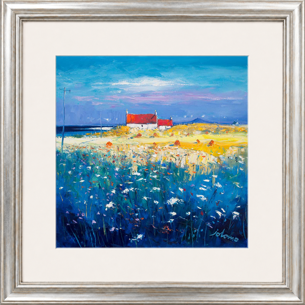 Hayfield Isle of Tiree, Looking to Ben More by John Lowrie Morrison (Jolomo)