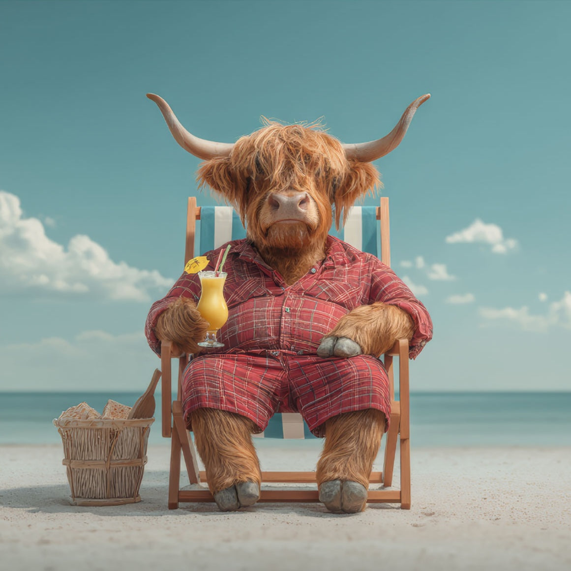 Highland Summer Retreat by the Highland Cow Collective