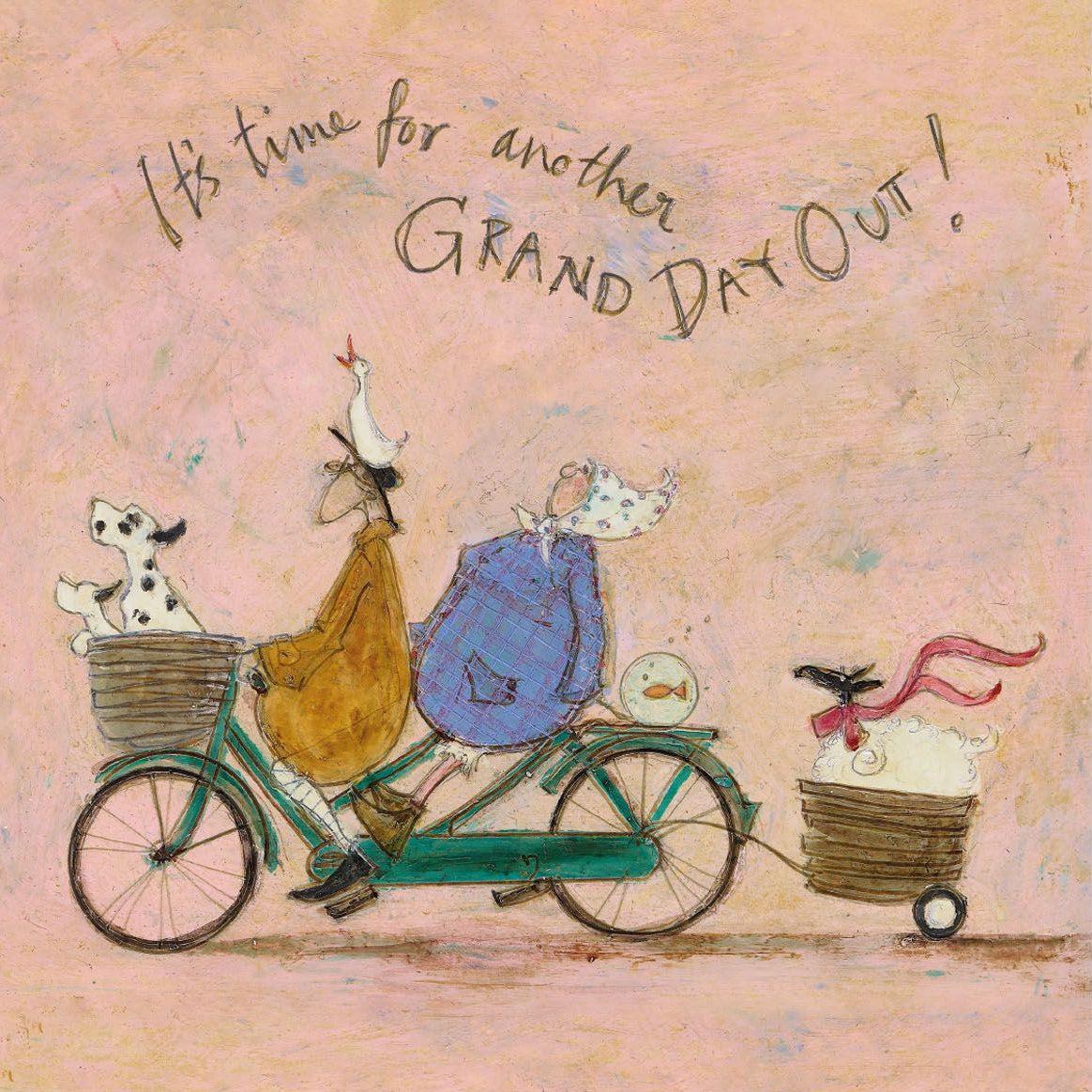 It's Time for Another Grand Day Out by Sam Toft framed sam toft wall art print - alternate product image 2