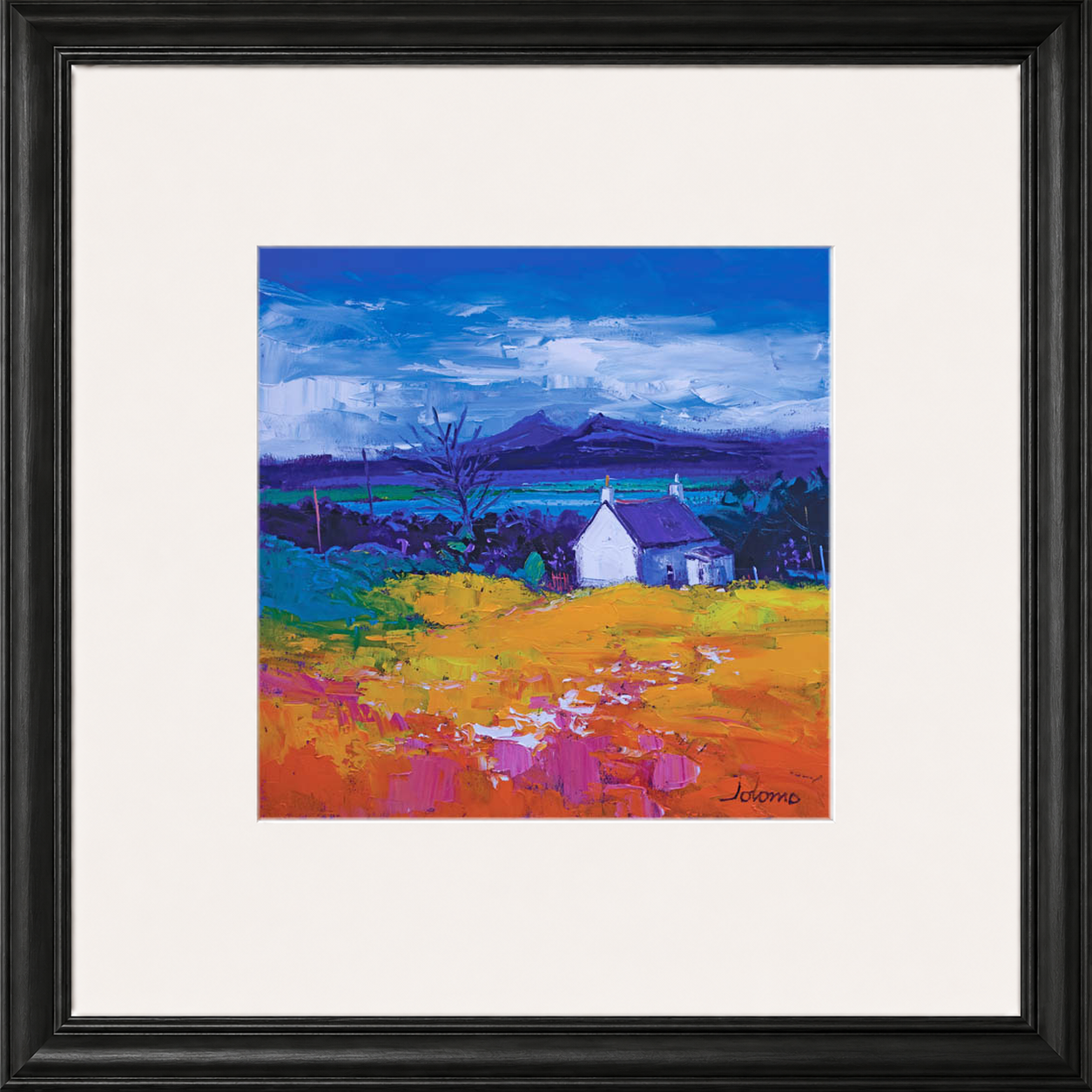 Isle of Mull by Jolomo - Scottish landscape artwork framed wall art print, product image 3