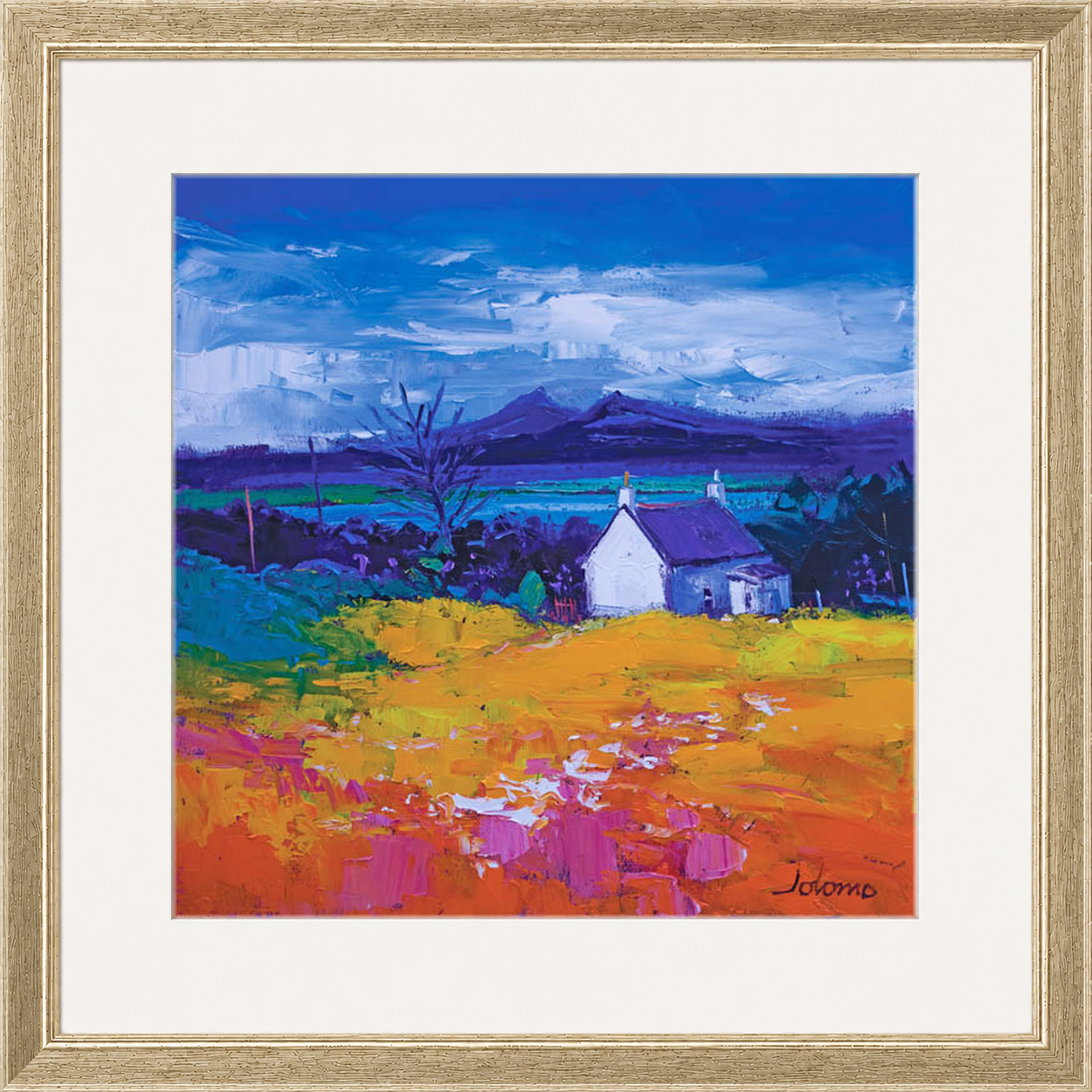 Isle of Mull by Jolomo - Scottish landscape artwork framed wall art print, product image 24