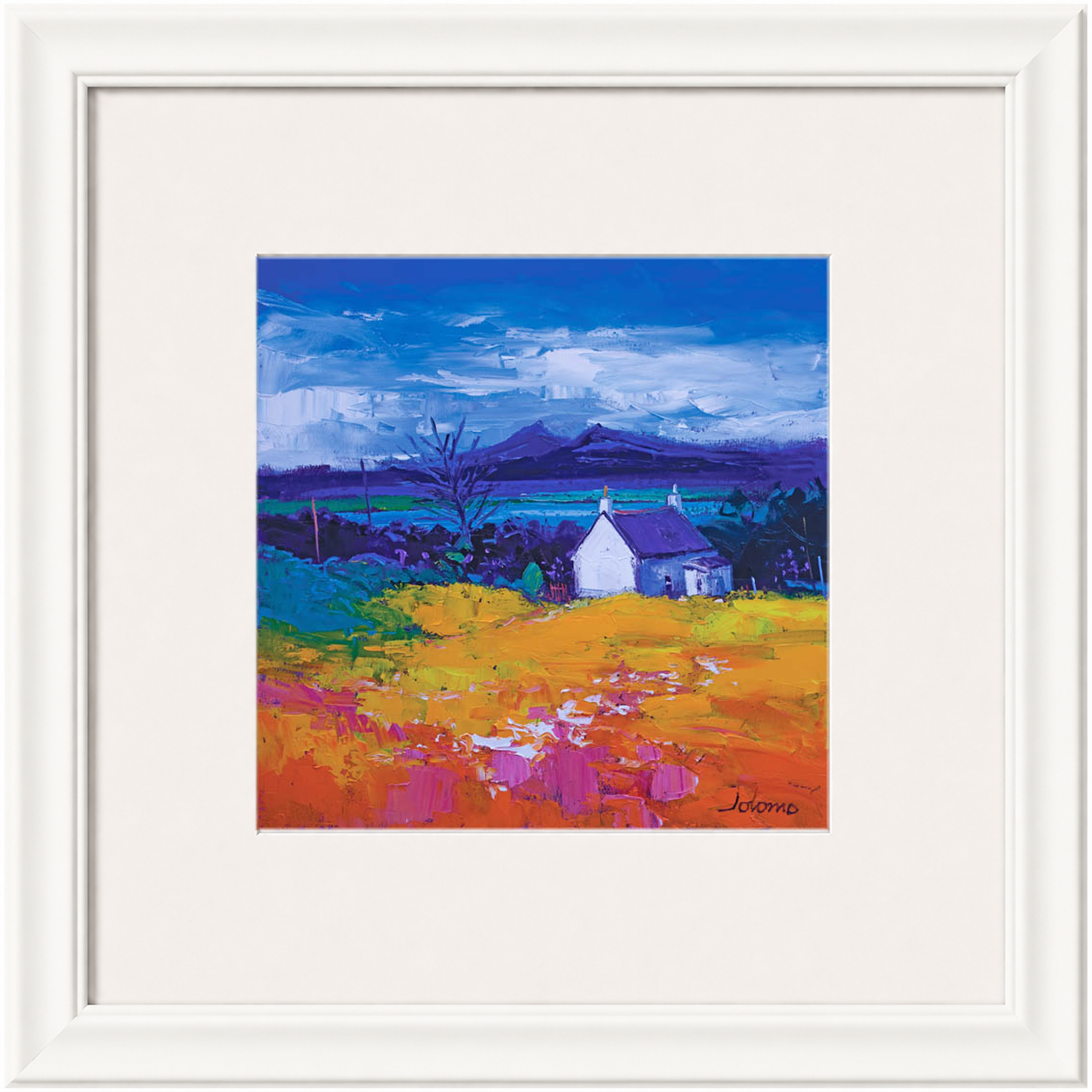 Isle of Mull by Jolomo - Scottish landscape artwork framed wall art print, product image 4