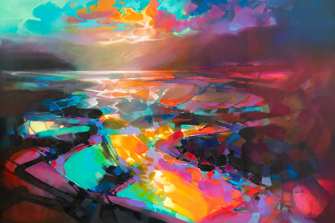 Lac de Couleur Signed Limited Edition Art Print by Scott Naismith