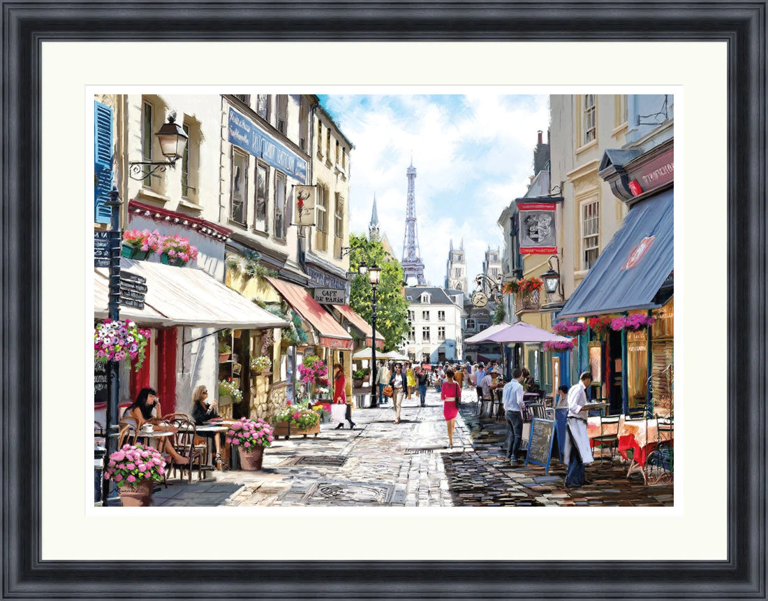 Paris Cafe Street by Richard Macneil