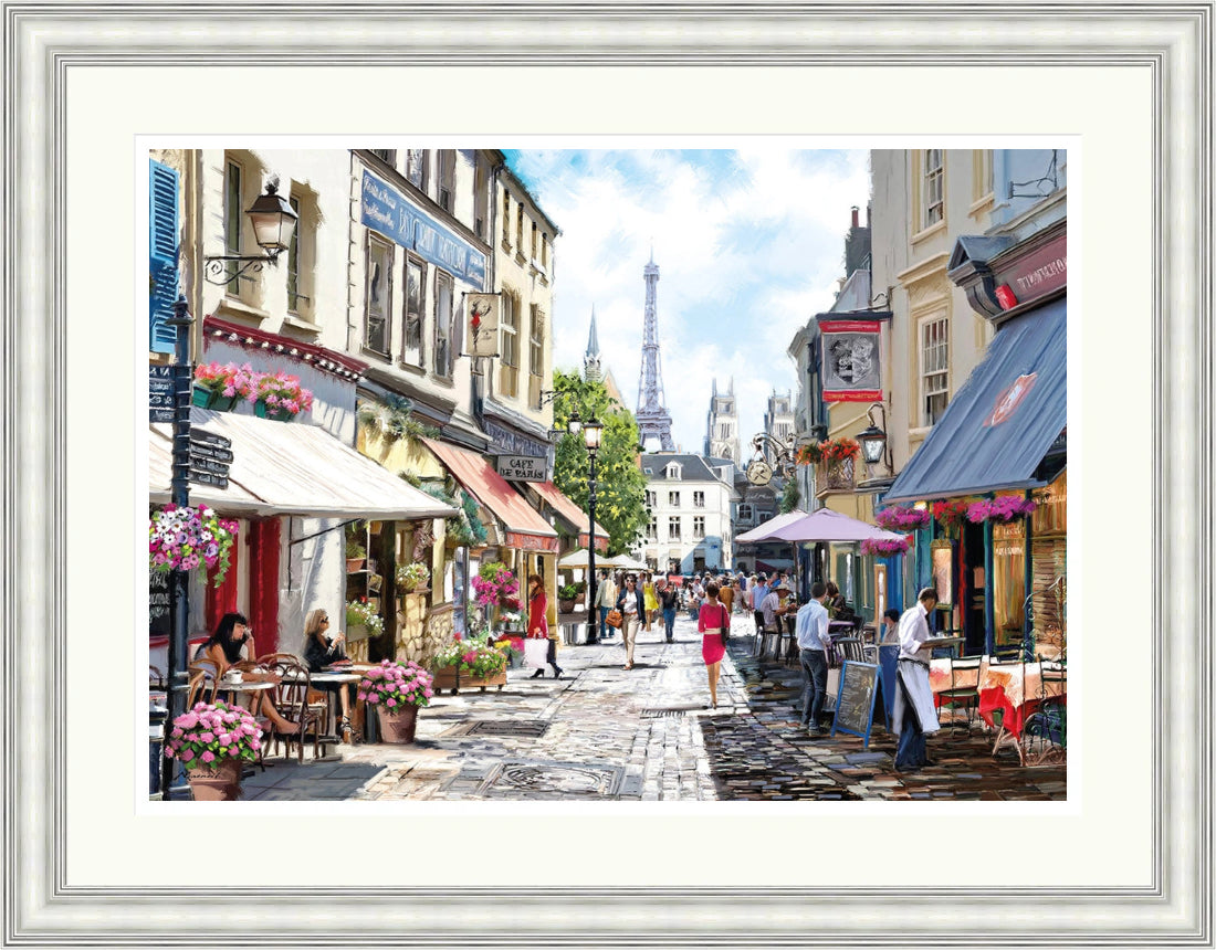 Paris Cafe Street by Richard Macneil
